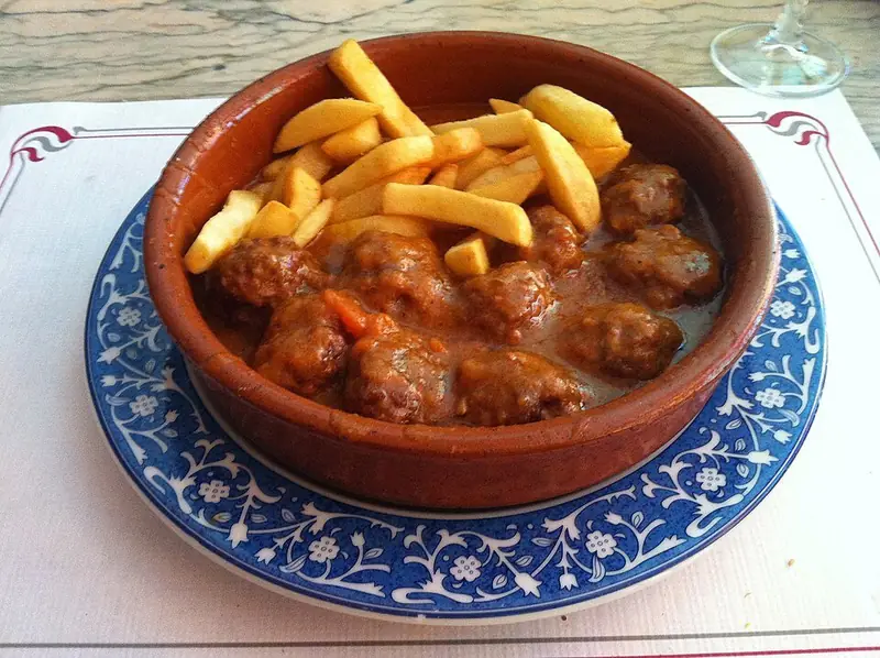 Representative photo of albóndigas (Spanish meatballs)