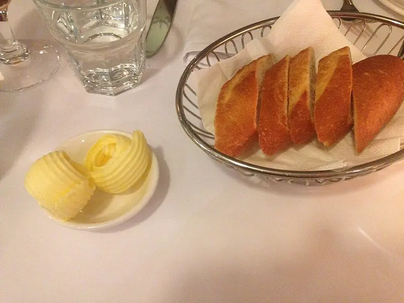 Representative photo of baguette with butter