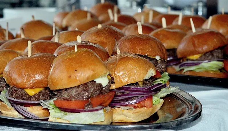 Representative photo of slider burgers