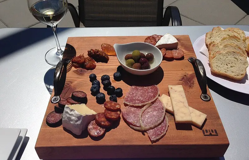 Representative photo of cheese & charcuterie board