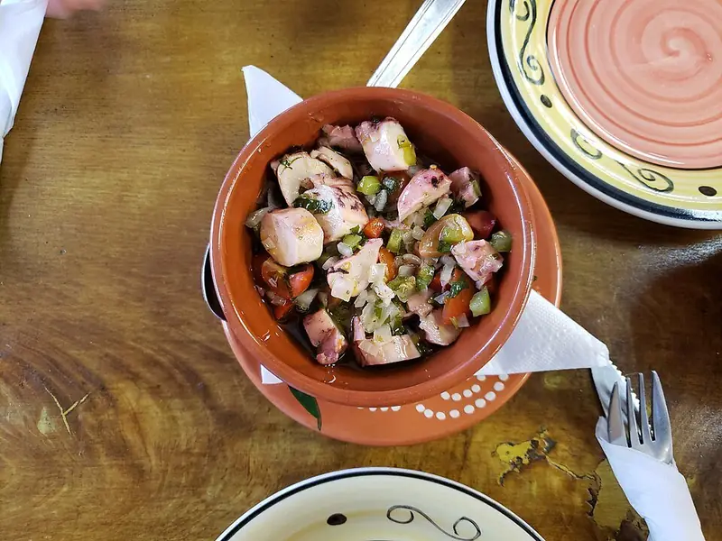 Representative photo of marinated octopus