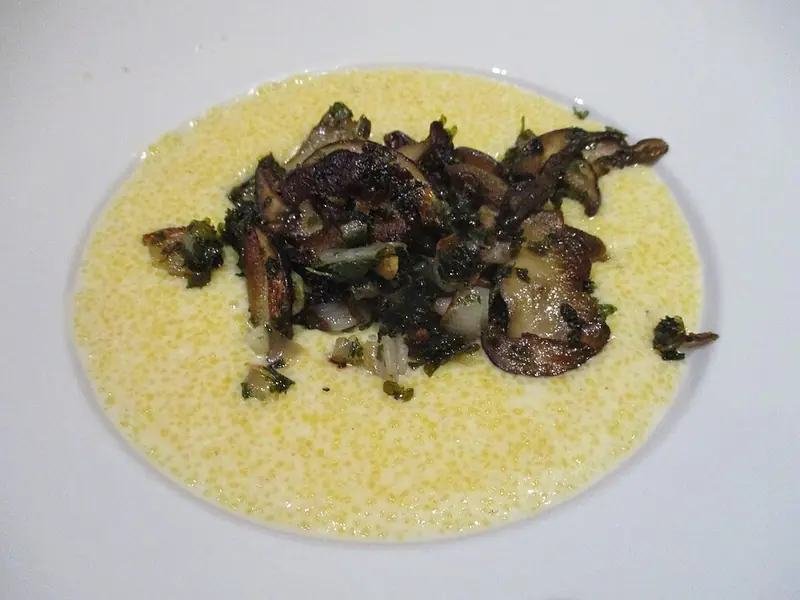 Representative photo of polenta with mushrooms
