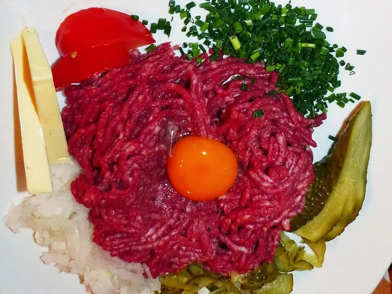 Representative photo of steak tartare