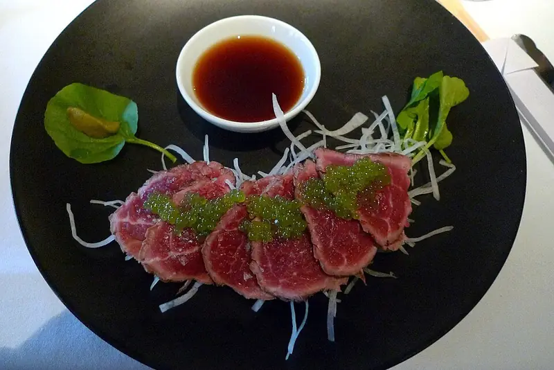 Representative photo of beef tataki